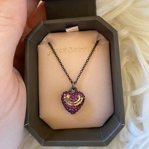 Black & Purple Juicy Couture Necklace